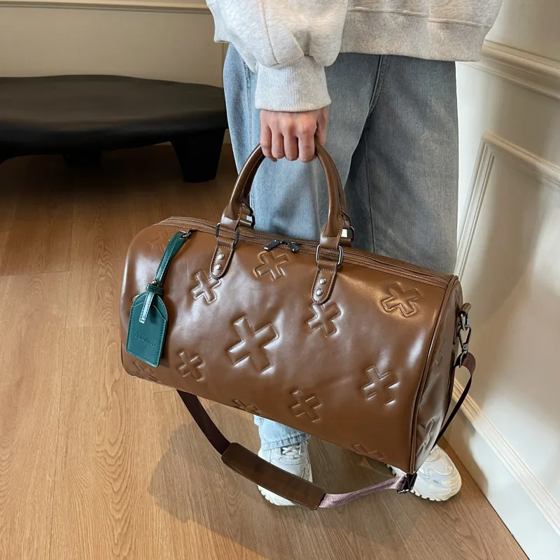 KAMLUI PU Travel Bag Unisex Multicolor-14