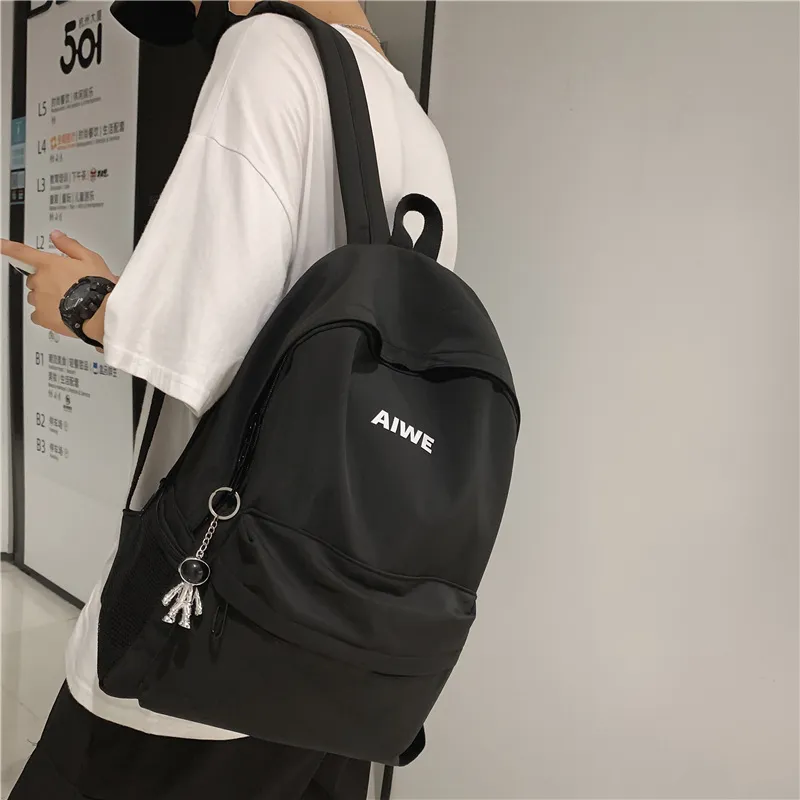 KAMLUI Nylon Backpack Laptop Bag Regular Unisex Multicolor-4