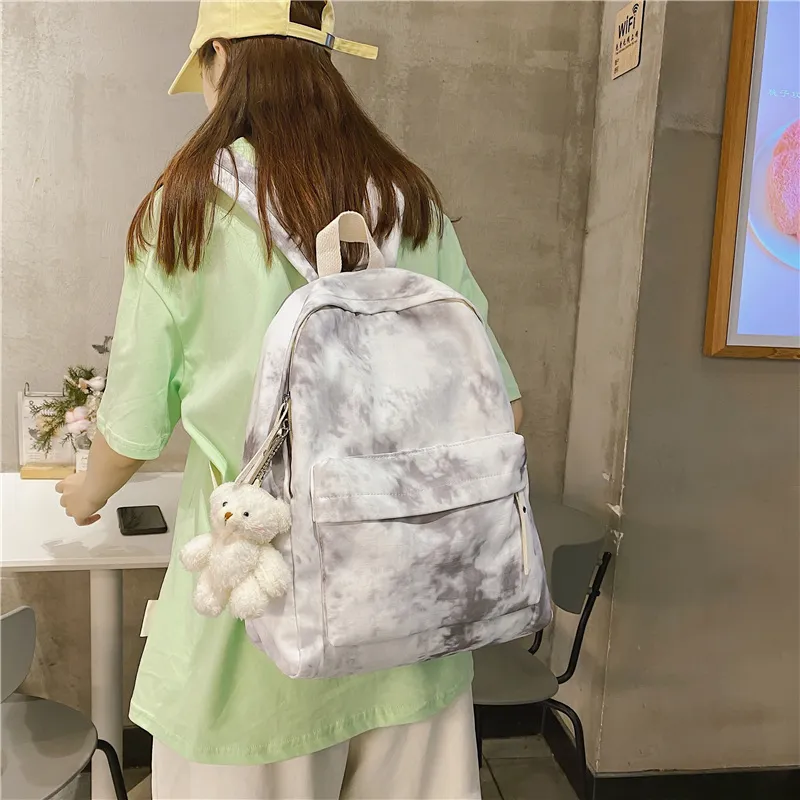 KAMLUI Nylon Backpack Laptop Bag Regular Unisex Multicolor-12