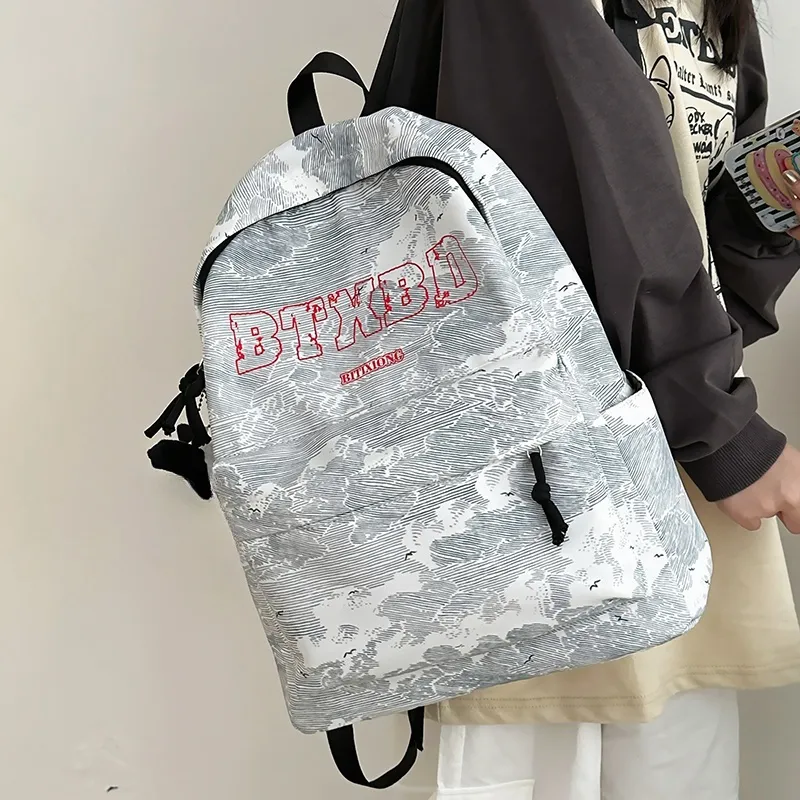 KAMLUI Nylon Backpack Regular Unisex Gray-1