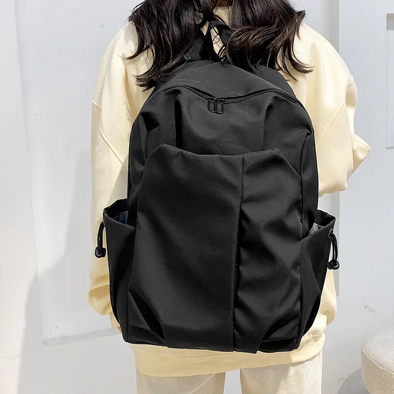 KAMLUI Nylon Backpack Regular Unisex White/Gray/Black/Red-16