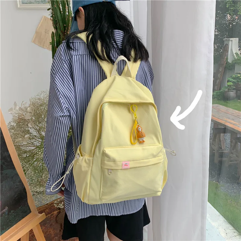 KAMLUI Twill Canvas Backpack Unisex Multicolor-1