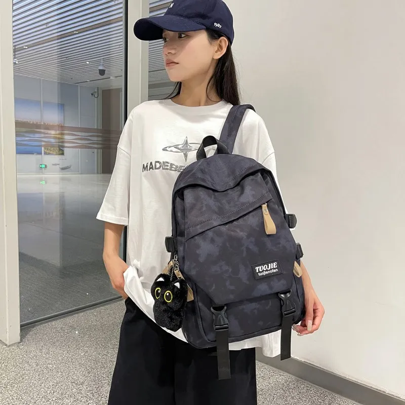KAMLUI Twill Backpack Unisex Multicolor-12