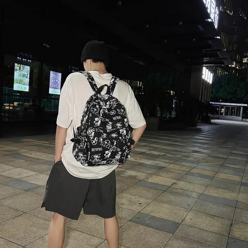 KAMLUI Nylon Backpack Regular Unisex Multicolor-6