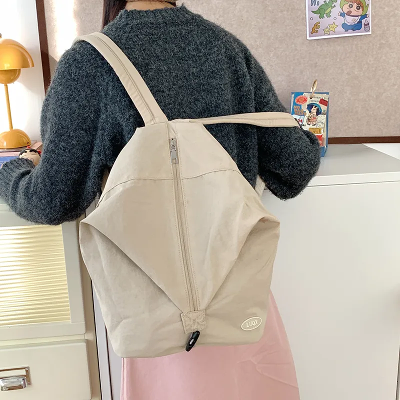 KAMLUI Nylon Fabric Backpack Regular Unisex Multicolor-14