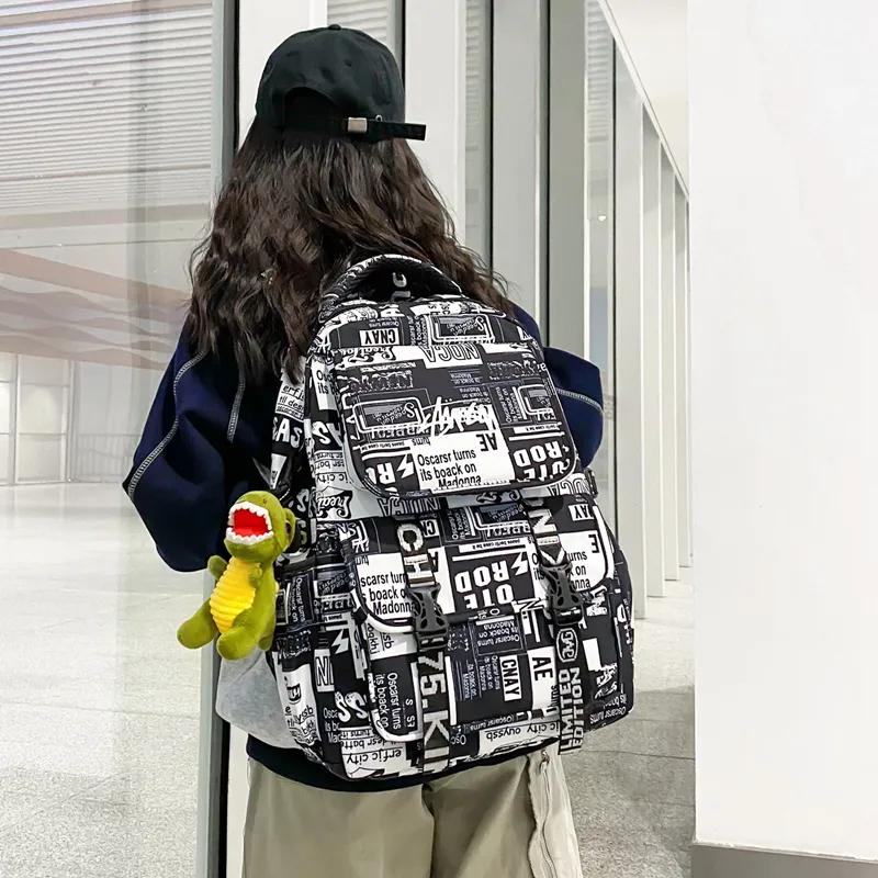 KAMLUI Nylon Backpack Regular Unisex Multicolor-15