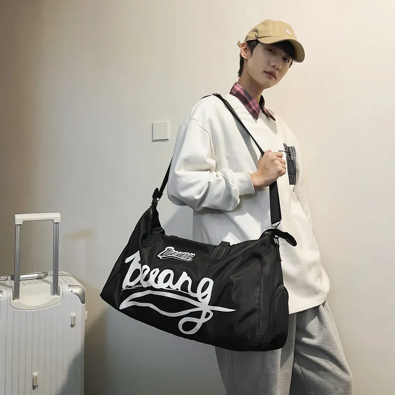KAMLUI Nylon Travel Bag Unisex Multicolor-10