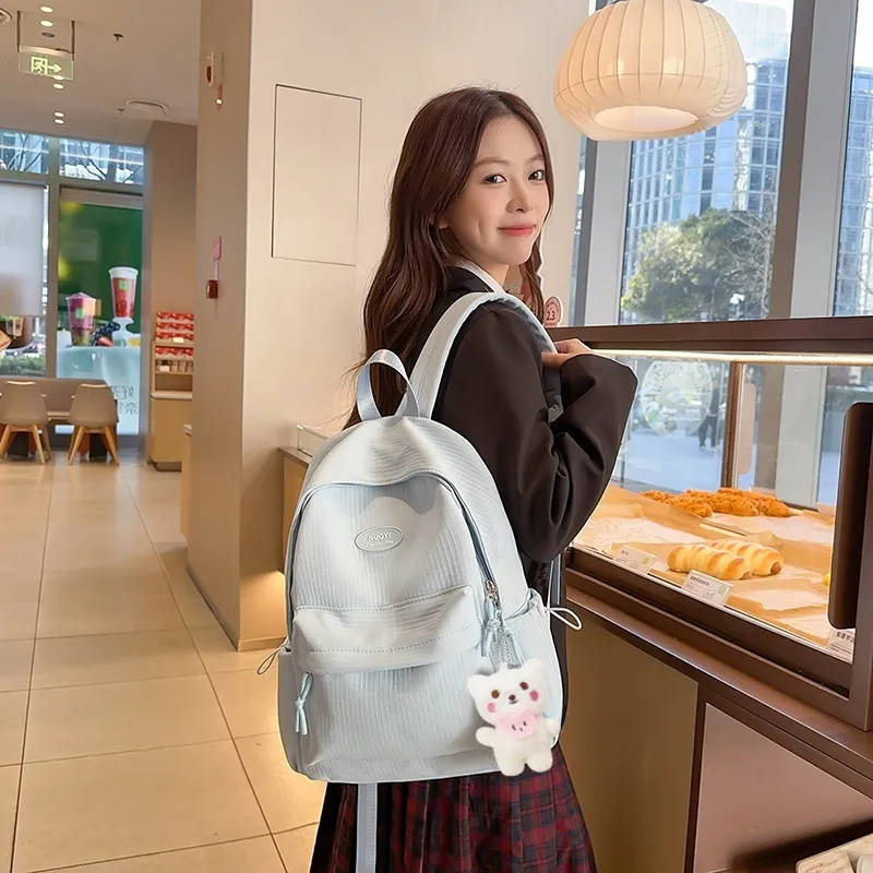 KAMLUI Nylon Backpack Large Size Women's Multicolor-36