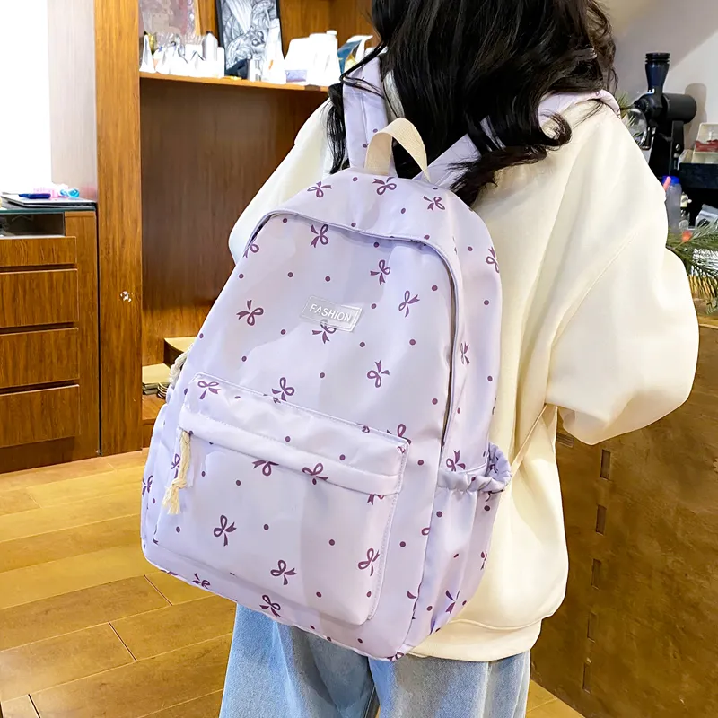 KAMLUI Nylon Backpack Regular Unisex Multicolor-16