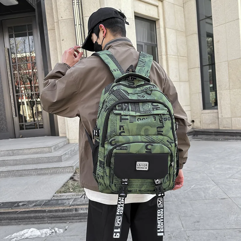 KAMLUI Neb Backpack Regular Unisex Black/Green-9