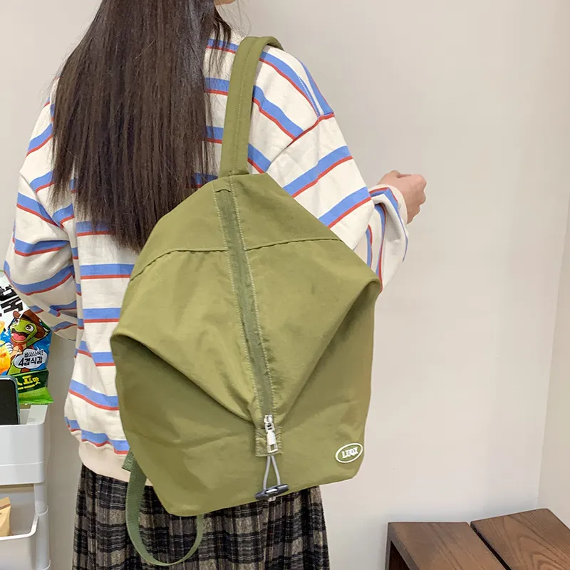 KAMLUI Nylon Fabric Backpack Regular Unisex Multicolor-17