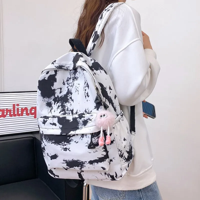KAMLUI Nylon Backpack Small Size Unisex Multicolor-18
