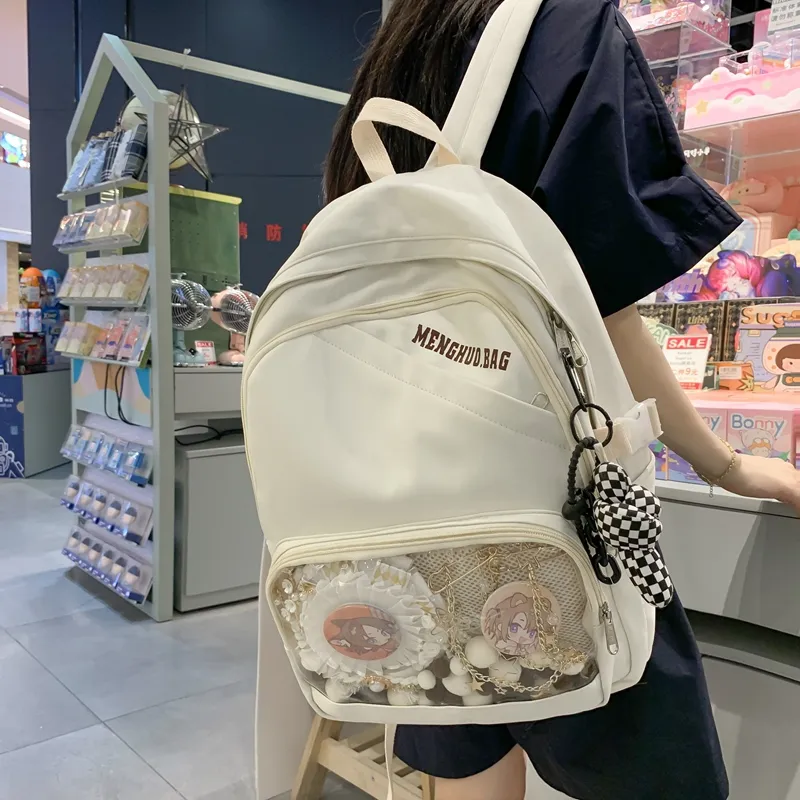 KAMLUI Nylon Backpack Regular Unisex Multicolor-4