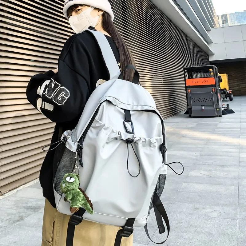 KAMLUI Membrana Dermalis Backpack Laptop Bag Unisex Gray/Black/Orange/Army Green-10