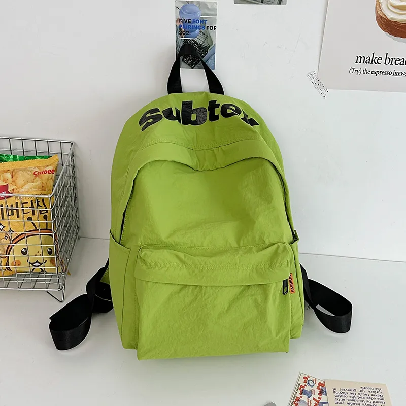 KAMLUI Nylon Fabric Backpacks Backpack Regular Unisex Black-29