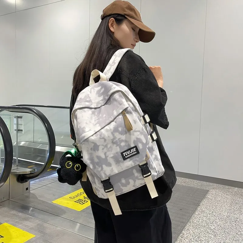 KAMLUI Twill Backpack Unisex Multicolor-6