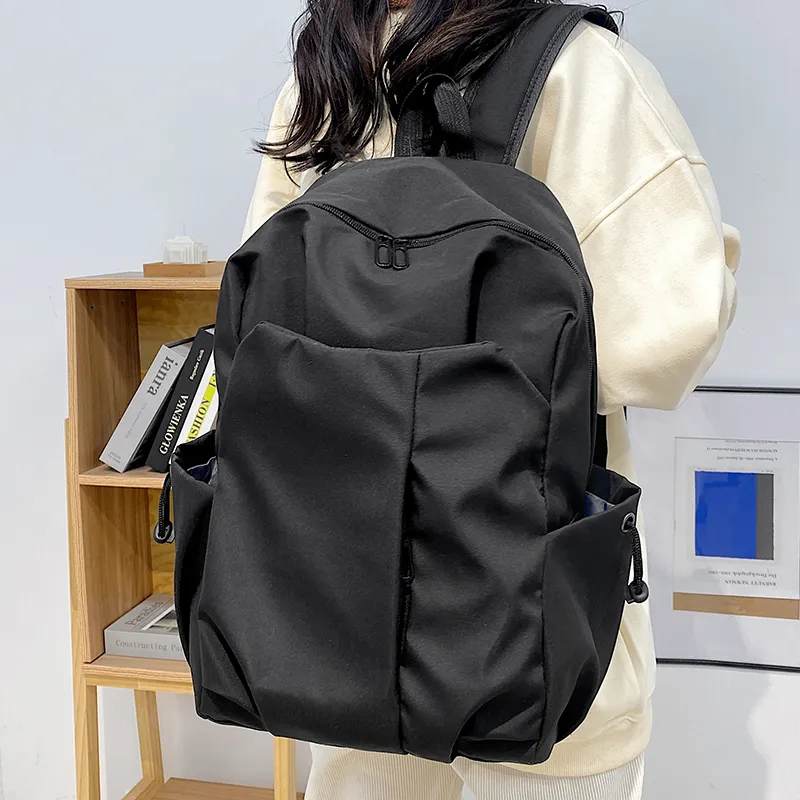 KAMLUI Nylon Backpack Regular Unisex White/Gray/Black/Red-15