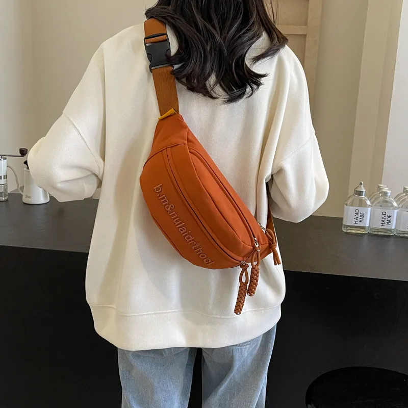 KAMLUI Nylon Sling Bag Regular Unisex Multicolor-23