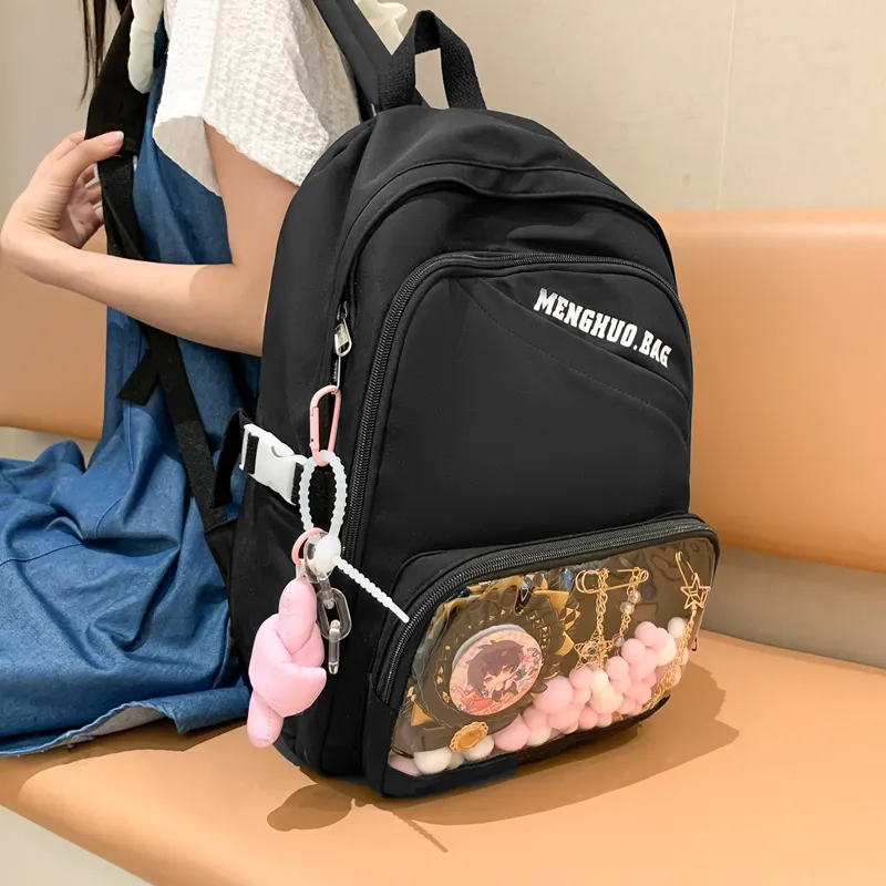 KAMLUI Nylon Backpack Regular Unisex Multicolor-9