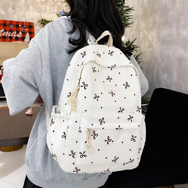 KAMLUI Nylon Backpack Regular Unisex Multicolor-4