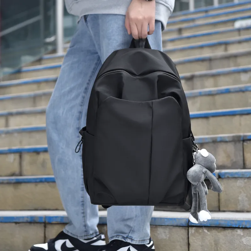 KAMLUI Abrasion Resistant Fabric Backpack Regular Unisex White/Gray/Black/Red-9