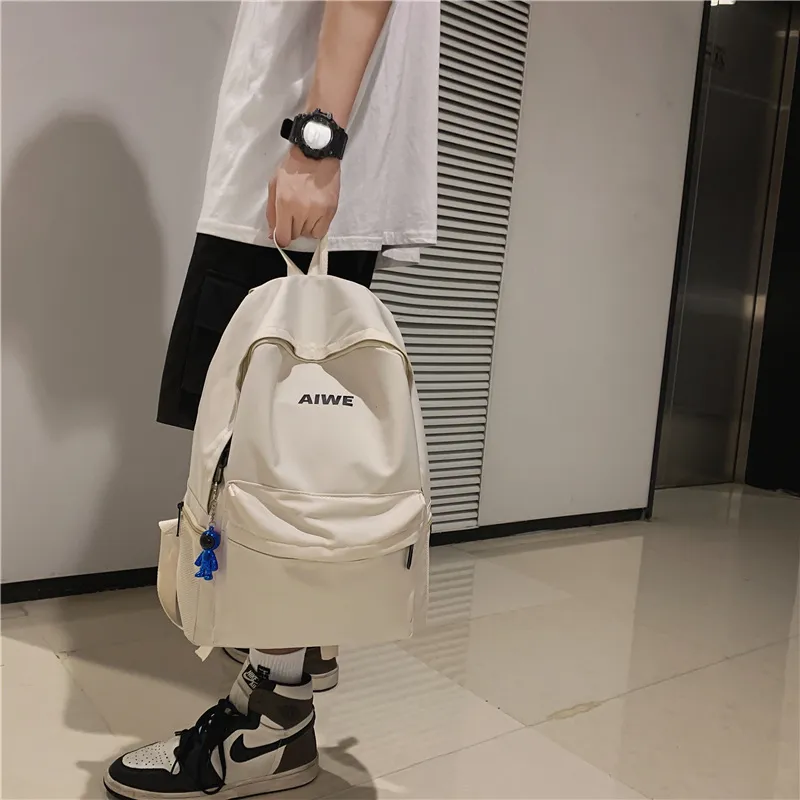 KAMLUI Nylon Backpack Laptop Bag Regular Unisex Multicolor-14