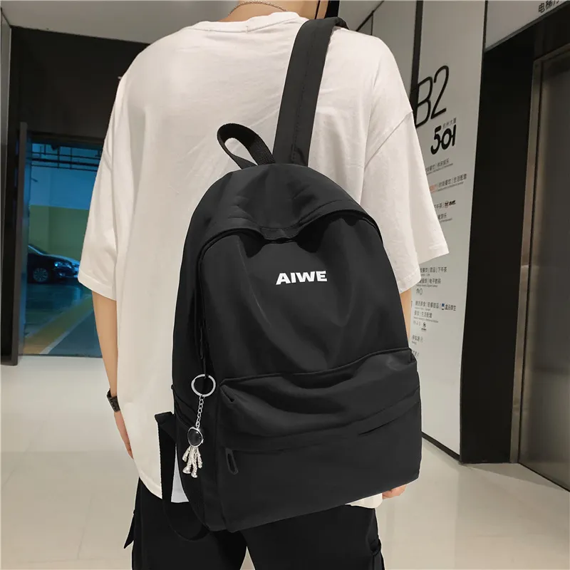 KAMLUI Nylon Backpack Laptop Bag Regular Unisex Multicolor-1