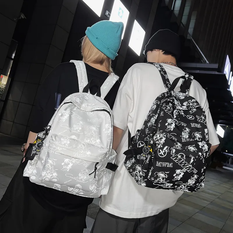 KAMLUI Nylon Backpack Regular Unisex Multicolor-4