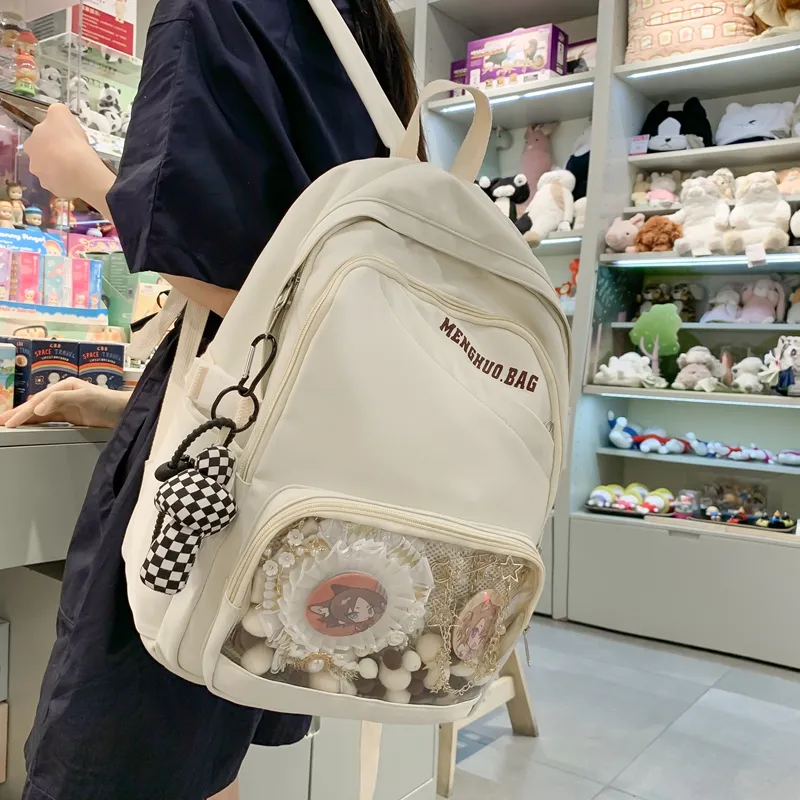 KAMLUI Nylon Backpack Regular Unisex Multicolor-1