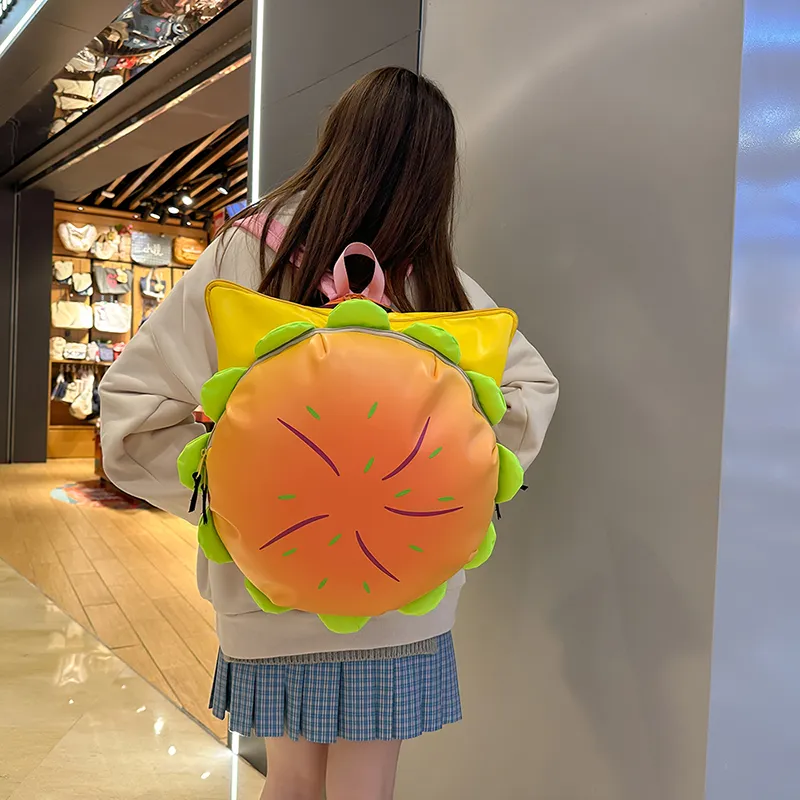 KAMLUI Polyester Backpack Regular Women's Lemon-2
