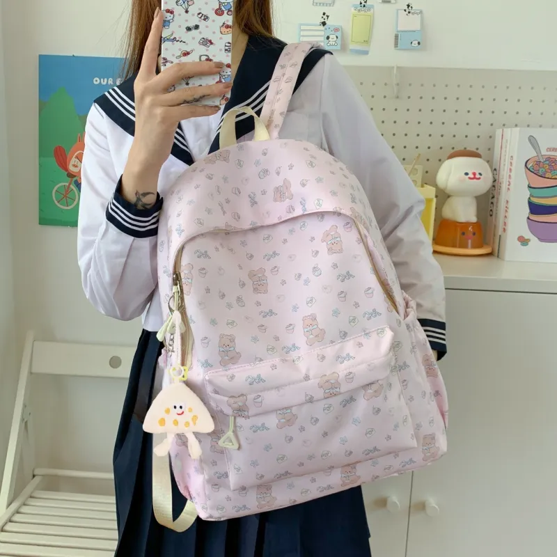 KAMLUI Composite Cloth Backpack Regular Unisex Multicolor-15
