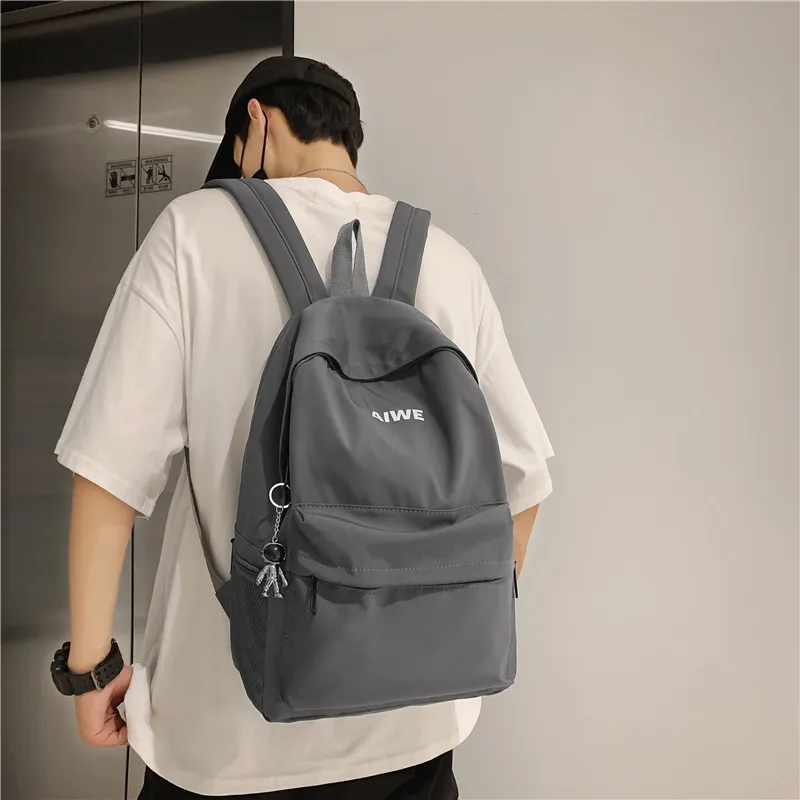 KAMLUI Nylon Backpack Laptop Bag Regular Unisex Multicolor-24