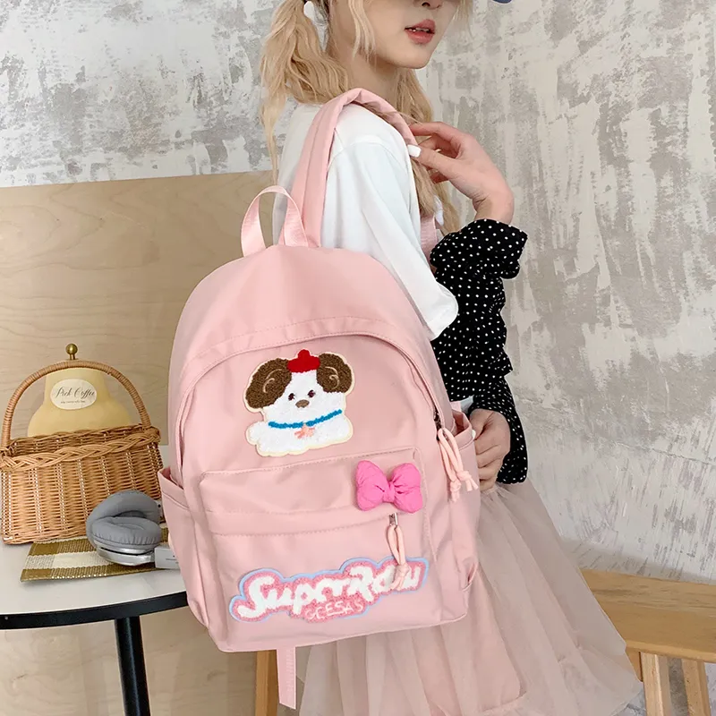 KAMLUI Nylon Backpack Large Size Unisex Multicolor-21