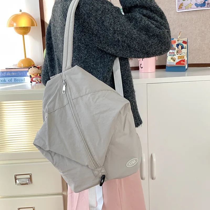 KAMLUI Nylon Fabric Backpack Regular Unisex Multicolor-2