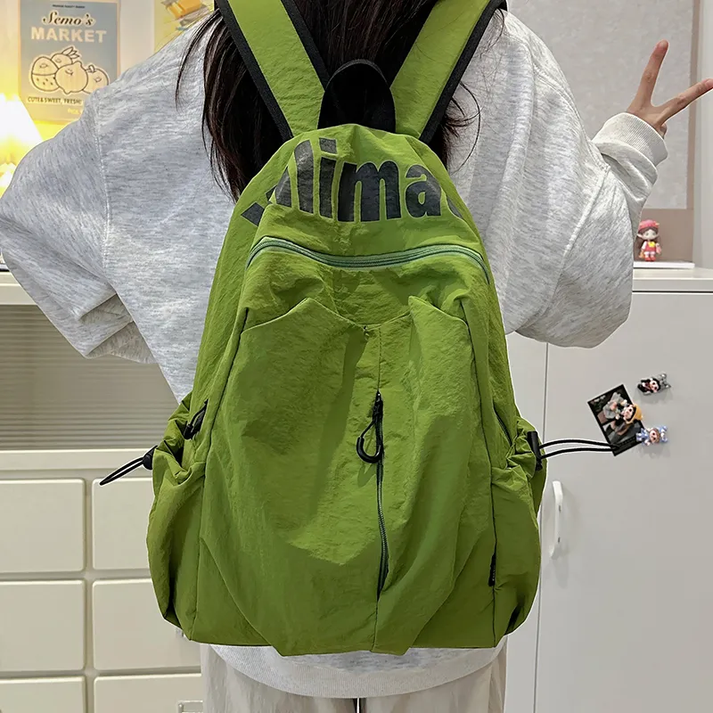 KAMLUI Nylon Backpack Unisex Multicolor-20