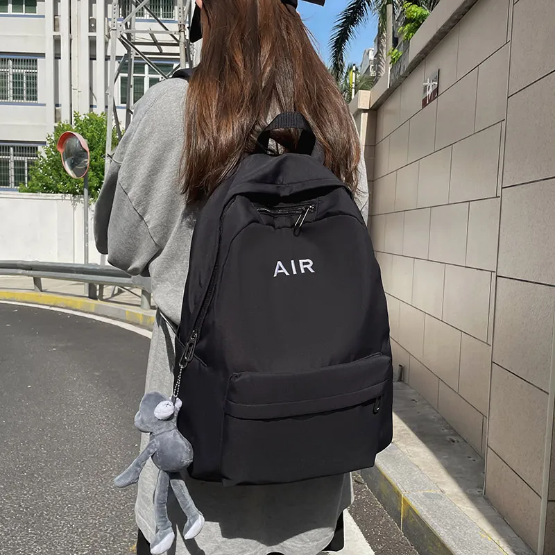 KAMLUI Nylon Backpack Regular Unisex White/Gray/Black/Red-16