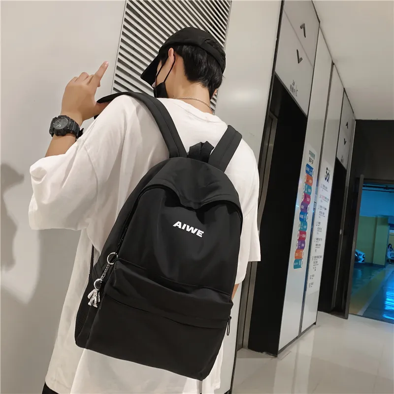 KAMLUI Nylon Backpack Laptop Bag Regular Unisex Multicolor-2