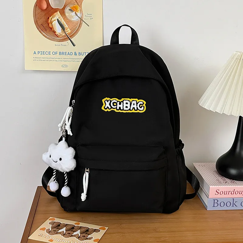 KAMLUI Nylon Backpack Regular Unisex White/Black/Yellow/Green/Blue-8