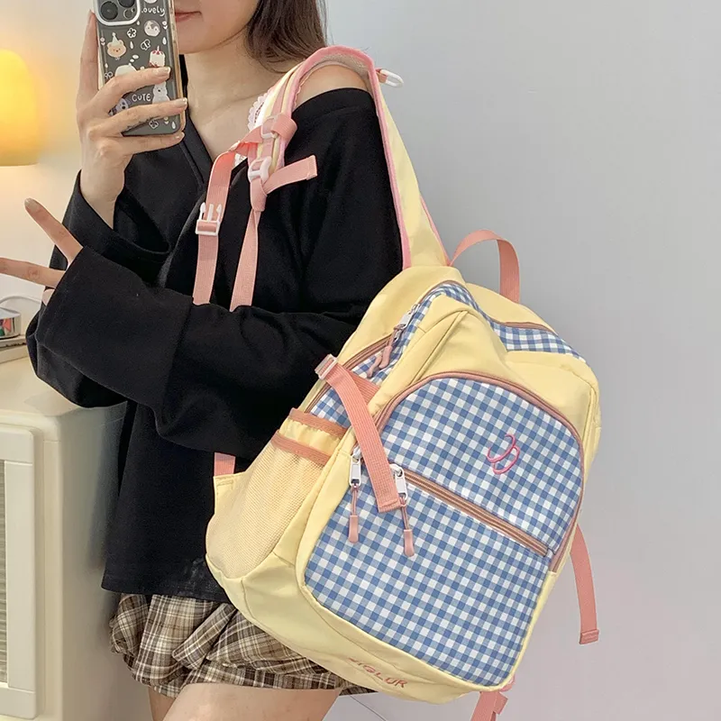KAMLUI Fabric Backpack Women's Multicolor-13