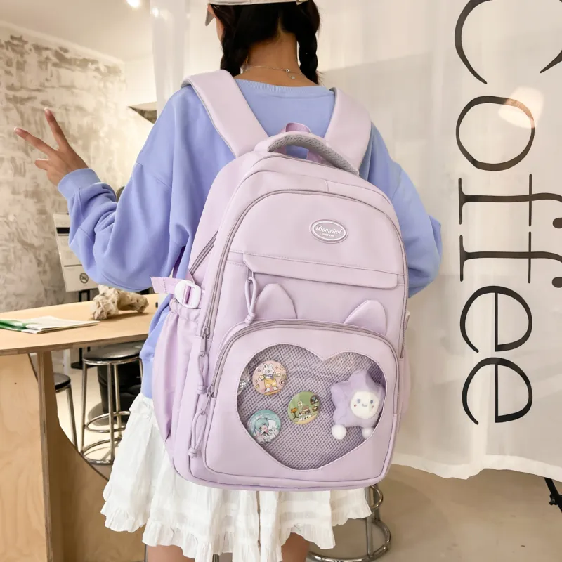 KAMLUI Nylon Backpack Regular Women's Multicolor-14