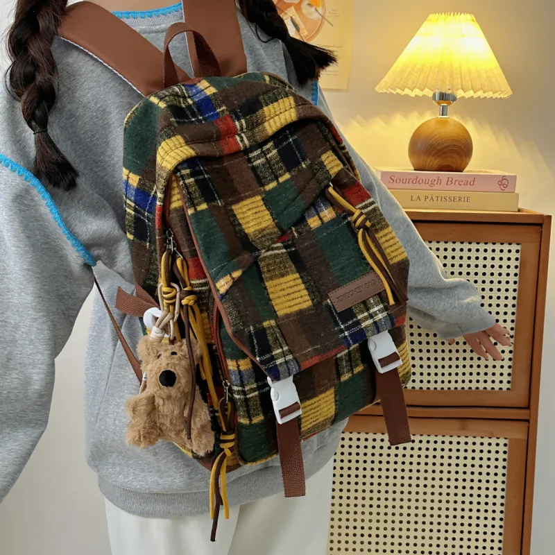 KAMLUI Nylon Backpack Regular Women's Multicolor-13