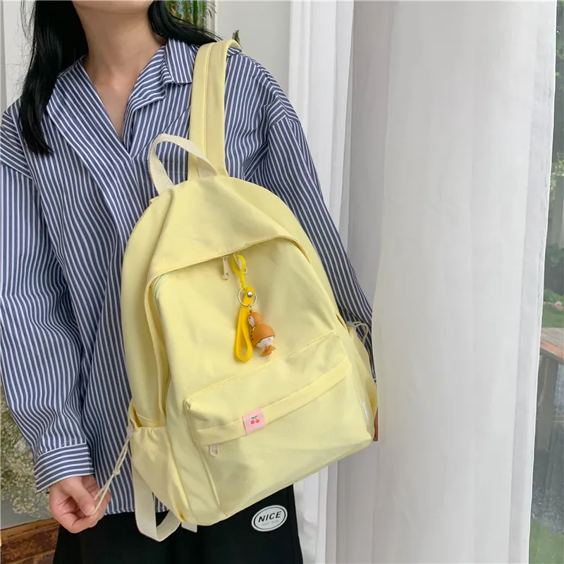 KAMLUI Twill Canvas Backpack Unisex Multicolor-5