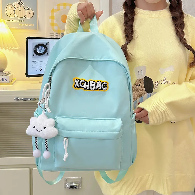 KAMLUI Nylon Backpack Regular Unisex White/Black/Yellow/Green/Blue-20