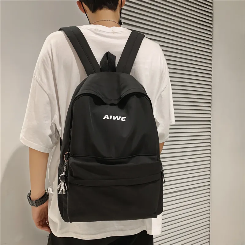 KAMLUI Nylon Backpack Laptop Bag Regular Unisex Multicolor-3