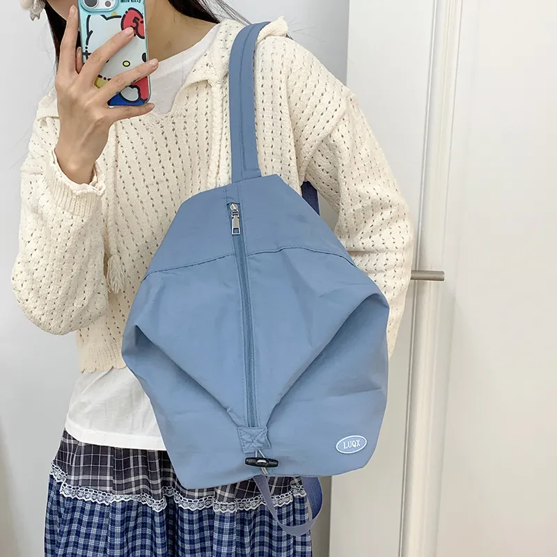 KAMLUI Nylon Fabric Backpack Regular Unisex Multicolor-23