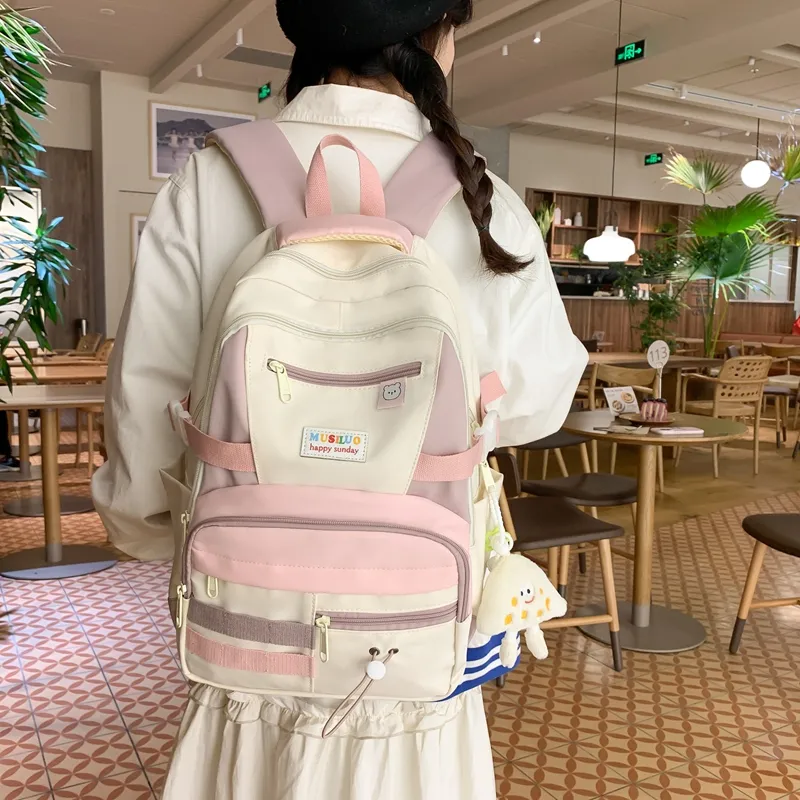 KAMLUI Nylon Backpack Regular Women's Multicolor-21