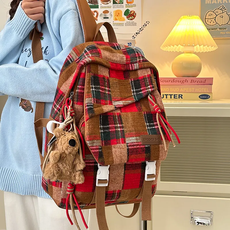 KAMLUI Nylon Backpack Regular Women's Multicolor-2
