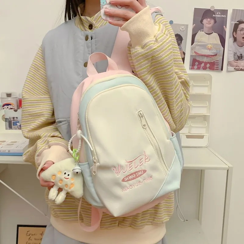KAMLUI Composite Cloth Backpack Tubas Unisex Black/Yellow/Green/Blue/Pink-11
