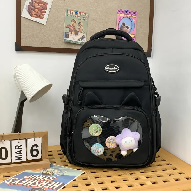 KAMLUI Nylon Backpack Regular Women's Multicolor-7