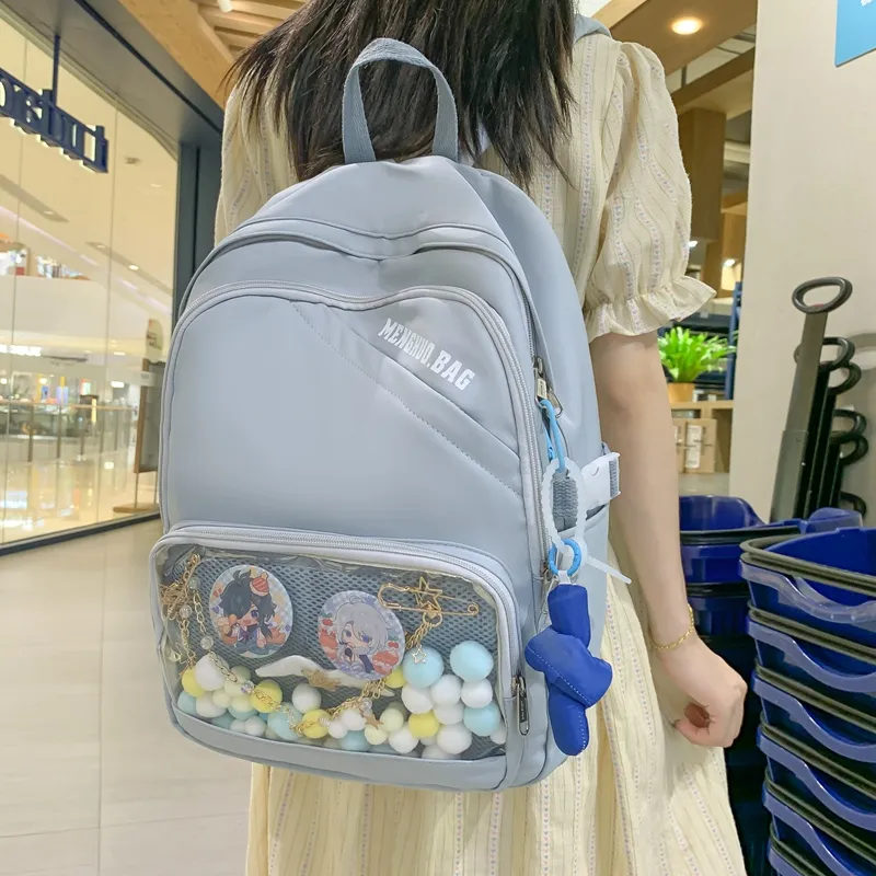 KAMLUI Nylon Backpack Regular Unisex Multicolor-15